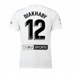 18-19 Valencia DIAKHABY 12 Home Soccer Jersey Shirt