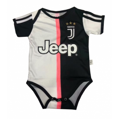 Infant 19-20 Juventus Home Soccer Babysuit