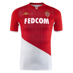 19-20 AS Monaco Home Soccer Jersey Shirt