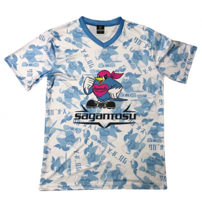 19-20 Sagan Tosu White Training Jersey Shirt