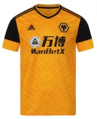 20-21 Wolverhampton Wanderers Home Soccer Jersey Shirt