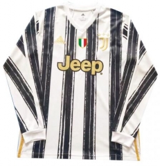 Long Sleeve 20-21 Juventus Home Soccer Jersey Shirt