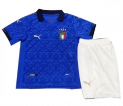 Children 2020 EURO Italy Home Soccer Kits