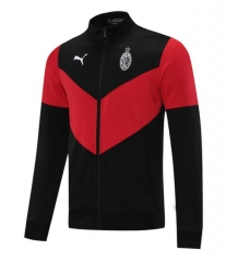 21-22 AC Milan Black Red Training Jacket