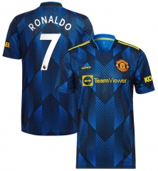 Ronaldo #7 21-22 Manchester United Third Soccer Jersey Shirt