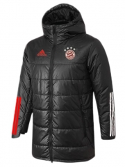 21-22 Bayern Munich Black Long Winter Jacket