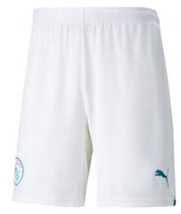 21-22 Manchester City Away Soccer Shorts