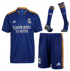 21-22 Real Madrid Away Soccer Full Kit