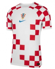2022 World Cup Croatia Home Soccer Jersey Shirt