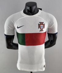 Player Version Shirt 2022 World Cup Portugal Away Soccer Jersey