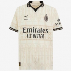 Player Version Shirt 23-24 AC Milan White Fourth Soccer Jersey