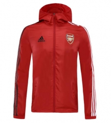 20-21 Arsenal Red Windbreaker Jacket