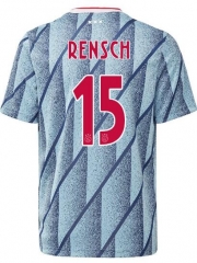 Devyne Rensch 15 Ajax 20-21 Away Soccer Jersey Shirt