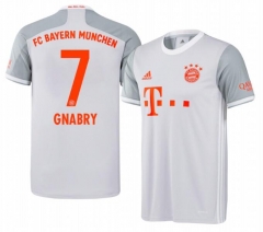 Serge Gnabry 7 Bayern Munich 20-21 Away Soccer Jersey Shirt