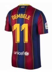 DEMBELE 11 Barcelona 20-21 Home Soccer Jersey Shirt