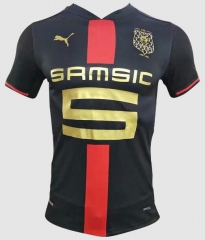 20-21 Stade Rennais Black Centenary Soccer Jersey Shirt