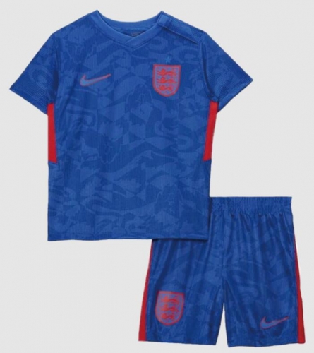 Children 2020 Euro England Away Soccer Uniforms