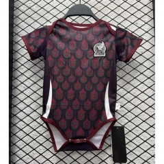 Little Kids 2024 Copa America Mexico Home Soccer Babysuit