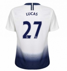 18-19 Tottenham Hotspur LUCAS 27 Home Soccer Jersey Shirt