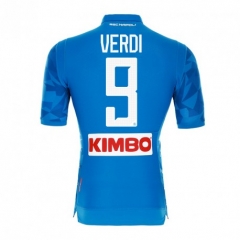 18-19 Napoli VERDI 9 Home Soccer Jersey Shirt
