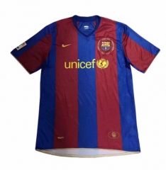 Barcelona 2007-2008 Home Retro Soccer Jersey Shirt