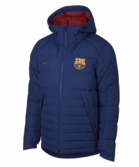 2018/19 Barcelona Borland Cotton Black Jacket