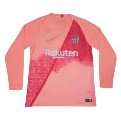 18-19 Barcelona Third Long Sleeve Soccer Jersey Shirt