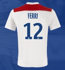 18-19 Olympique Lyonnais FERRI 12 Home Soccer Jersey Shirt