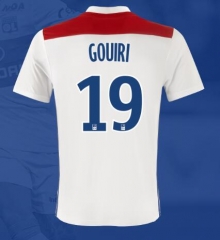 18-19 Olympique Lyonnais GOUIRI 19 Home Soccer Jersey Shirt