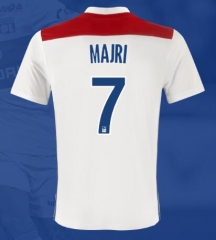 18-19 Olympique Lyonnais MAJRI 7 Home Soccer Jersey Shirt