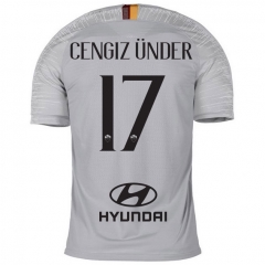 18-19 AS Roma CENGIZ UNDER 17 Away Soccer Jersey Shirt