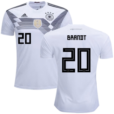 Germany 2018 World Cup JULIAN BRANDT 20 Home Soccer Jersey Shirt