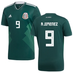 Mexico 2018 World Cup Home RAUL JIMENEZ 9 Soccer Jersey Shirt