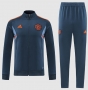 22-23 Manchester United Cyan Training Jacket and Pants