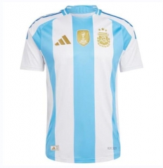 Player Version 2024 Copa America Argentina Home Soccer Jersey Shirt