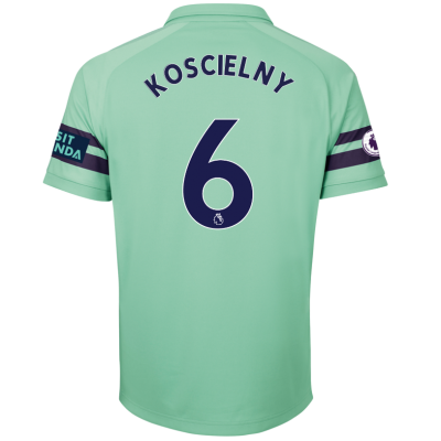 18-19 Arsenal Laurent Koscielny 6 Third Soccer Jersey Shirt