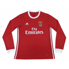 Long Sleeve 19-20 Benfica Home Soccer Jersey Shirt