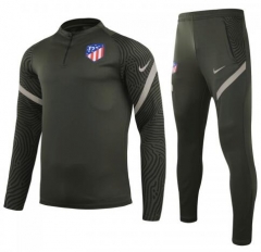 20-21 Atletico Madrid Green Training Top and Pants
