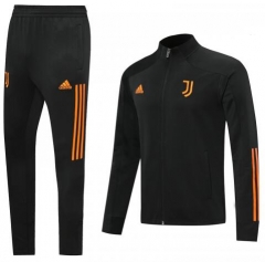 20-21 Juventus Black Orange Training Jacket and Pants