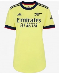 Women 21-22 Arsenal Away Soccer Jersey Shirt