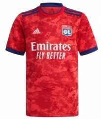21-22 Olympique Lyonnais Away Soccer Jersey Shirt