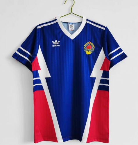 Retro 1990 Yugoslavia Home Soccer Jersey Shirt