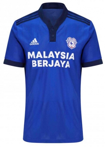21-22 Cardiff City Home Soccer Jersey Shirt