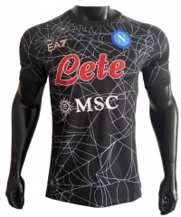 Player Version 21-22 Napoli Maglia Gara Halloween Ltd Edition Soccer Jersey Shirt