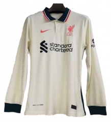 Player Version Long Sleeve 21-22 Liverpool Away Soccer Jersey Shirt