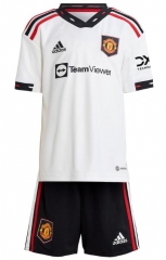 Children 22-23 Manchester United Away Soccer Kit
