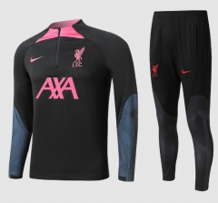 Children Youth 22-23 Liverpool Black Pink Training Top and Pants