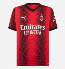 Player Version Shirt 23-24 AC Milan Home Soccer Jersey