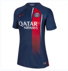Women Shirt 23-24 PSG Home Soccer Jersey