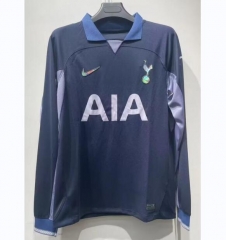 Long Sleeve 23-24 Tottenham Hotspur Away Soccer Jersey Shirt